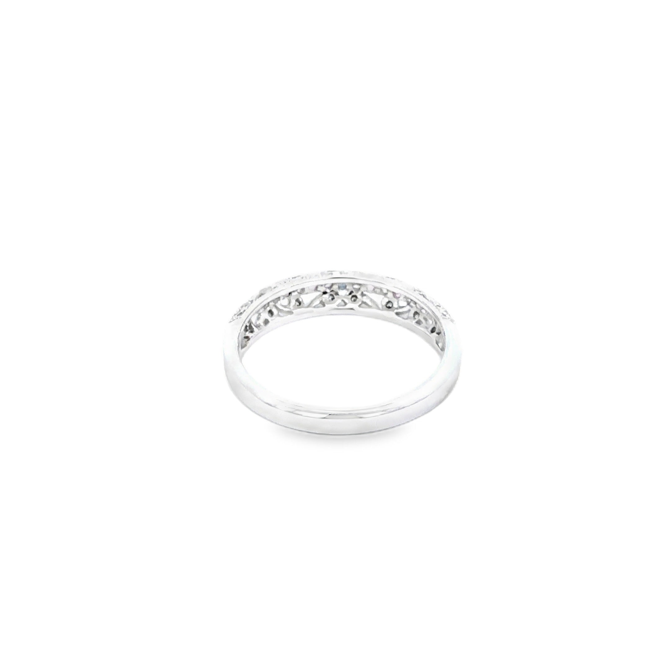 Ruby Multi-Stone Ring · 18K White Gold